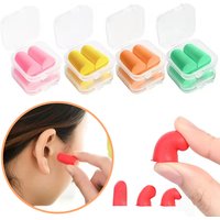 5-10Pairs Soft Sponge Earplugs Random Color Noise Reducing Ear Protectors Learning Hotel Sleeping Tourism Soundproof Earplug ZYF