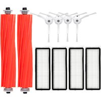 Main Brush Side Brush HEPA Filter Mop Cloth Dust Bag For Roborock Qrevo S, Qrevo Pro, Qrevo MaxV Robot Vacuum Cleaner