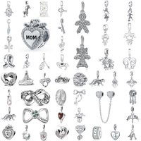 925 Silver Giraffe, Cheetah, Bow Wrapped Charm Talisman, Fit DIY Exquisite Jewelry Accessories of European Original Bracelets