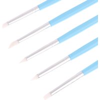 5Pcs/Set Stainless Steel Two-Head Clay Sculpting Tools Silicone Modelling Art Shaper for Polymer And Soft Pottery Clay