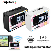 Rechargeable For Amiibo NFC Emulator Intelligent Bluetooth Universal Writer for Switch2/Switch/Wii U/3DS Support Infinite Cards