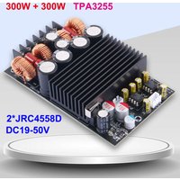 DC19-50V TPA3255 Audiophile HIFI Digital Audio Amplifier Board Power Supply 300W+300W High Power 2.0 Dual Channel Stereo Module