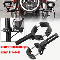 Universal Fork Spotlight Holder Headlight Extension Mounting Bracket 22mm-38mm Motorcycle Auxiliary Holder Fog Light Bracket