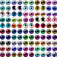 50Pcs 6/8/10/12mm Doll Glass Eye Round Dragon Cat Eyes In Pairs Flatback Cabochons Decoration Keychain DIY Accessories