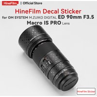 Hinefilm Skin for Olympus 90mm F3.5 Macro IS PRO Lens Skin OM System 90 F3.5 Lens Wrap Cover 90F3.5 Lens Sticker Protector