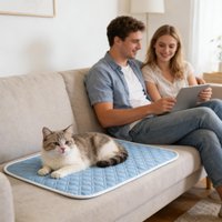 Summer Pet Cooling Mat 45x35cm Dog Sweat Absorbent Sleeping Rug Instant cooling Pet Sleeping Blanket For Dog Kitten Crate