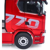 KABOLITE 4*2 Metal K770S RC Tractor Truck Remote Control Cars Trucks 1:14 2 Speed Light Sound Construction Vehicle Model Toy