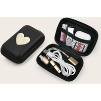 Cross-BorderevaStorage Bag Hard Case Data Cable Packing Box Square Zipper Earphone Bag Digital AccessoriesccdCamera Bag
