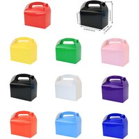 20/30/50PCS Handle Treat Box Biscuit Baking Apple Paper Candy Cookie Box for Guests Birthday Party Goodies Bag Packaging Favors
