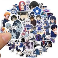 50pcs BLUE LOCK Football Anime Stickers Waterproof Graffiti Toy Guitar Mobile Phone Computer Refrigerator Desk Decoration