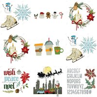 Christmas Garland Metal Cutting Dies For DIY Craft Making Decoration Greeting Stencil Paper Card Scrapbooking Album 2024 New