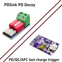 USB-C PD Trigger Board Module QC/AFC Decoy Board Fast Charge USB Type-c 5V to 20V High Speed Charger Power Delivery Boost Module