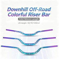AliExpress NONE MTB Downhill Swallow Handlebar 31.8*720/780mm Colorful Handlebar 50/90/120mm Rise Height for Dirt Bike Cycling Parts