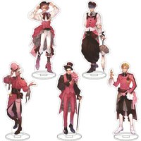 16CM Anime Figure Obey Me! Lucifer Mammon Leviathan Satan Asmodeus Beelzebub Cos Acrylic Stand Ornaments Chrismas Gifts
