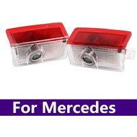 LED Car Door Welcome Ghost Shadow Light Accessories For Mercedes Benz W212 W213 W166 X156 W167 W205 W176 W177 W246 A35 C200 E200
