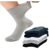 10PCS=5Pairs Loose Mouth Socks Diabetic Prevent Varicose Veins Cotton Comfortable Older Hypertensive Patients Fat Man Socks Gift