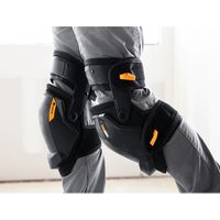 TOUGHBUILT Genouillères en silicone antidérapantes de couleur unie, Genouillères de sécurité pour le travail, Équipement de protection imperméable pour les genoux TBL-KP-G
