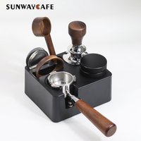Coffee Portafialter Holder Tamping Station Organizer Stand Support Base Delonghi Breville For Espresso Accessories Barista