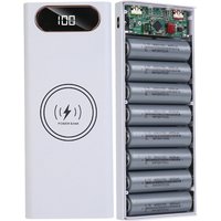21700 Flashlight Battery Charger Box Power Bank Holder DIY Shell Case Dual USB 8x21700 Battery Shell Storage Organize