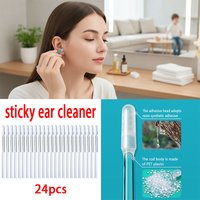 Sticky Ear Digger Ear Digging Tool Silicone Wax Remover Stick Cleanser Soft Silicone Removal Tool for Men Women and Children