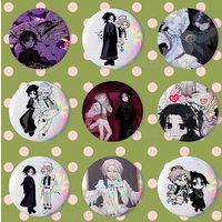 SHTDN Game Button Pins Cartoon Badge Round Brooch on Backpack Accessories Jewelry Gift for Friend