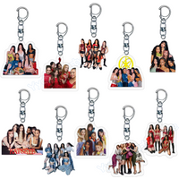 Idol K&Katseye Keychains Kpop Girl Birthday Party Favors Gift Bag Fillers School Carnival Rewards Fans Gifts Kids Party Supplies