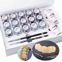 LODDEN Dental Stain Lab Glaze Paste 4g Low Temperature 25ml Refreshing/Diluting for Zirconia Dental Lab CAD CAM Material