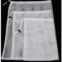 10Pcs Filter Net Bag Mesh Bag Acquarium Pond For Bio Ball Carbon Media Ammonia Aquarium Fish Tank Isolation Bag White
