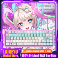 Rain Themed Needy Streamer Overload Anime Keycap Mechanical Keyboard PBT Custom Cute Keycaps PC Gaming Keyboard Accessories Gift