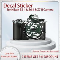 For Nikon Z5II Z6II Z7II Skin Z62 Z72 Camera Skin Decal Z6 2 Cover Film Z52 Protector Sticker Z5 II Z6 II Z7 II Protective Film