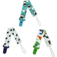 Baby Pacifier Clip Cartoon Style Strap Durable Holder Secure Attachment for Car Seat and Crib Scenarios