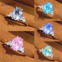 Light luxury retro sterling silver Gothic gemstone ring, versatile and fashionable rings for women