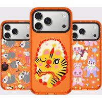 Cute Animals Cartoon Orange Magnetic Phone Cover for IPhone 12 13 14 15 16 17 Pro Max Case for IPhone 17 Air