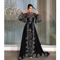 Customized Intricate Jersey Sequined Pattern A-line High Collar Long Quinceanera Bespoke Occasion Dresses Sparkle
