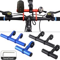 Motorcycle Scooter Handlebar Extender 10cm/20cm/30cm Bracket Bike Bicycle Parts Mobile Phone Holder Headlight Mount Bar Stand