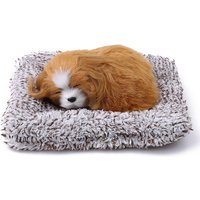 Car Stuffed Toys Decor Cute Simulation Animal Labrador/Husky Doll Plush Sleeping Dogs Toy Car Interior Decoration Birthday Gift