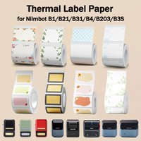 NIIMBOT B1/B21/B31/B4/B203/B3S Label Paper Cute Color Sticker Niimbot Printer Printing Paper Thermal Self-adhesive Price Tag