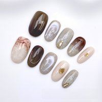 False Nails Tips 10pcs/Set Fake DIY Nails Decoration Art Wearing Nail Manicure With Rhinestones Press On Full Cover Nails Plates
