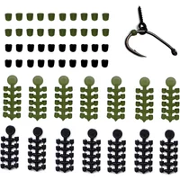 15pcs Hook Stopper Beads Pop Up Boilies Bait Screws Hair Chod Ronnie Rig For Carp Fishing Terminal Tackle Accessories Equipment