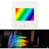 Diffraction Grating 80/300/600/1000/1200/1600 Line 2mm Transmission Grating Spectrophotometer Optical Teaching Experiment