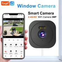 Tuya 2K 5GHz Window Camera WiFi Wireless Network Indoor Camera for Home Security Color Night Vision,Person Motion Detection