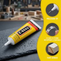 B7000/E8000 Glue Is Used for Repairing and Bonding Mobile Phones, Jewelry, Metal, Plastic, and Glass - Waterproof and Transparent (15/110g)