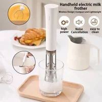1ps Hot selling household kitchen small and convenient egg beater handheld electric charging model milk frother coffee stirrer