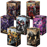 Blokees Movies Transformers One Toys LED Optimus Prime Starscream SENTINEL PRIME Megatron Action Figure Assembled Toy Kids Gift