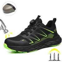 Safety Shoes Man Lightweight Steel Toe Shoes for Men Women Comfort Breathable Safety Shoes Man Indestructible Work Shoes Men