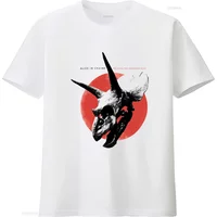 Alice in Chains Mens T Shirt The Devil Put Dinosaurs Here Skull Image Rock Band Design vintage Washed Comfortable Stretched