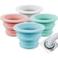 PP Insect Proof Anti-odor Sealing Cover Sewer Pipe Seal Ring Washing Machine Pipe Connector Floor Drain Plug Kitchen Bathroom