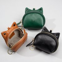 New Cute Frog Cow Leather Women's Coin Purse Creative Card key lipstick storage bag Holder Wallet For Women And Men