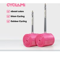 CYCLAMI Bike Inner Tube Stainless Steel Valve Stem Presta FV TPU Ultralight For Road Bicycle Tires 700C 700 x 18 23 25 28 30 32C