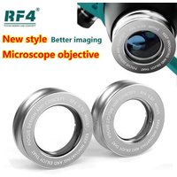 NEW RF4 WD165 0.7X 0.5X 0.48X Microscope Glass Lens Trinocular Microscope Auxiliary Objects Lens for Stereo Zoom Barlow Camera